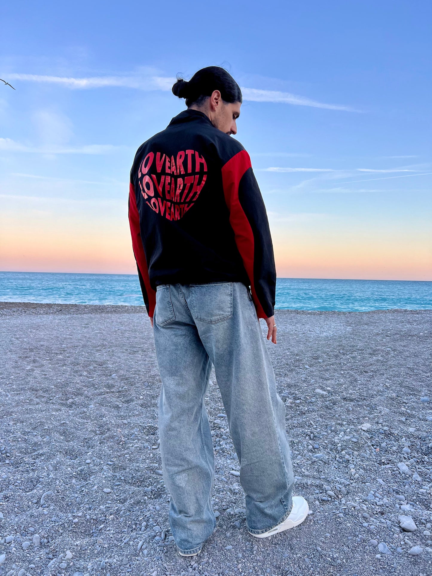 JACKET TRACK NYLON BICOLOR