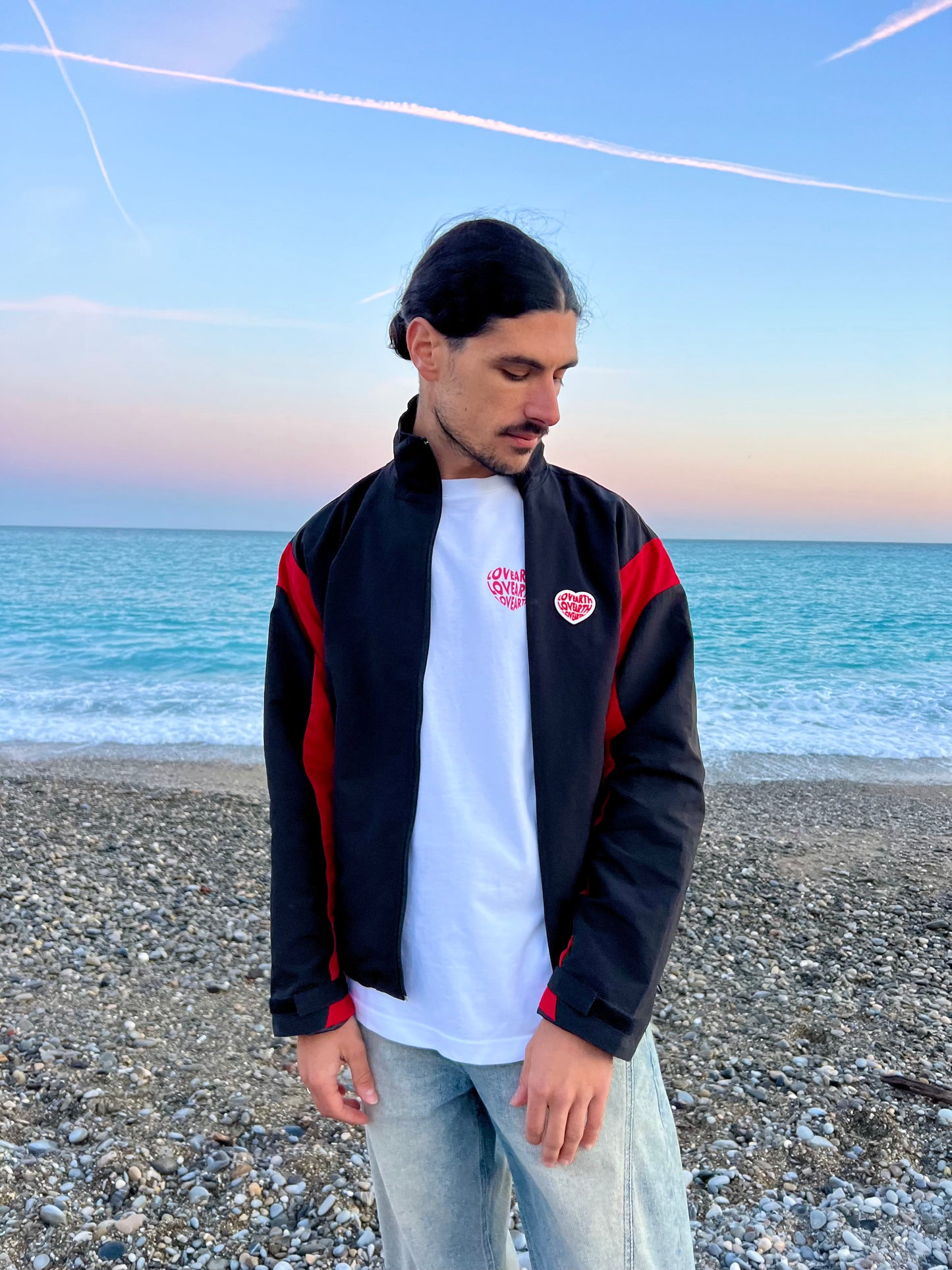 JACKET TRACK NYLON BICOLOR