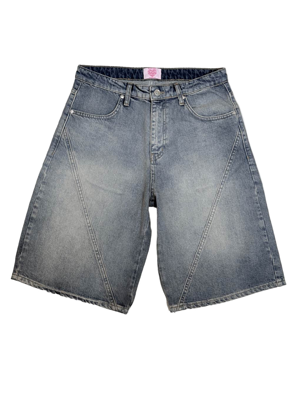 MONOGRAM DENIM JORT