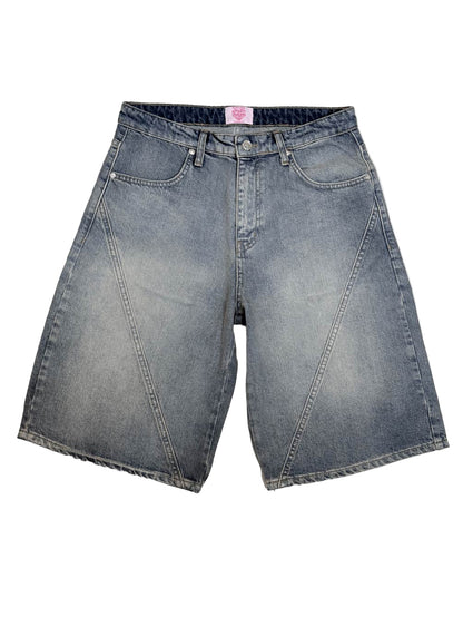 MONOGRAM DENIM JORT